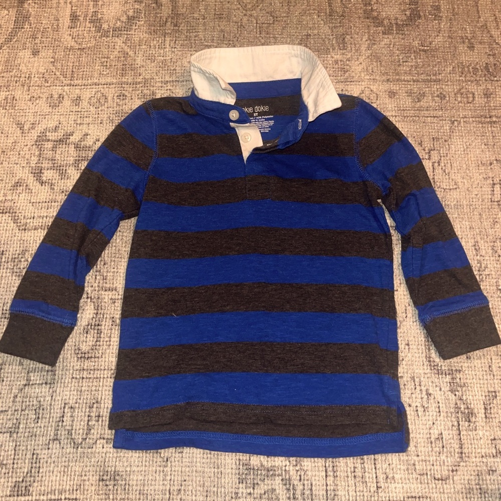 NWOT boys striped polo shirt